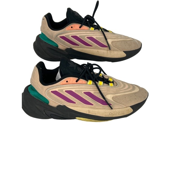Adidas Ozelia Sneakers Men’s 9.5 Beige Multicolor Chunky Running Shoes Streetwea - Picture 3 of 7